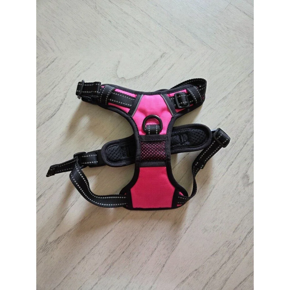 Phoepet No Pull Dog Harness Medium Reflective Vest Front Clip Handle S Pink